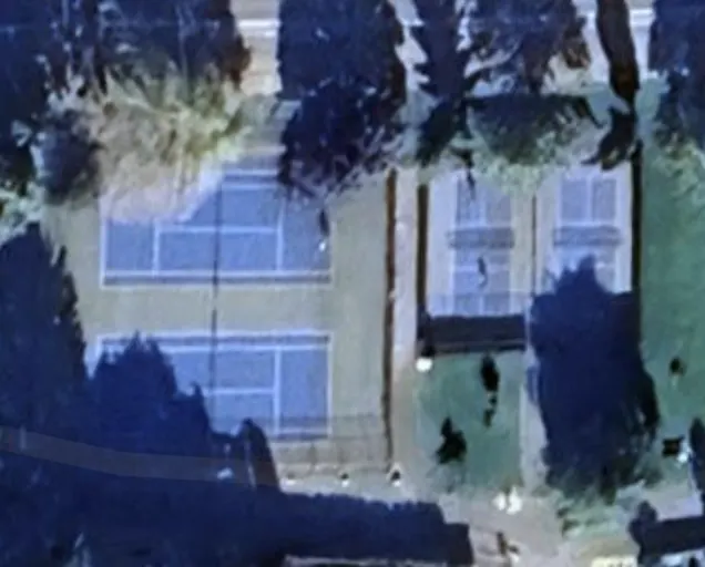 An Image of Tennis Courts at Lambly Park in Peachland