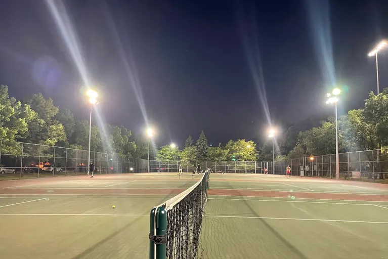 An Image of Tennis Courts at Marcelin Wilson Park in Montreal