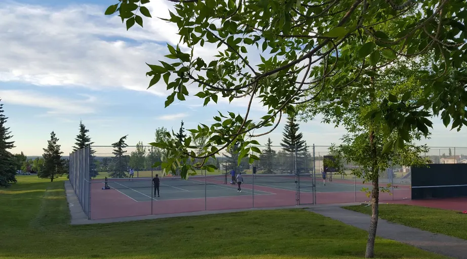 An Image of Tennis Courts at Macewan Glen Park in Calgary