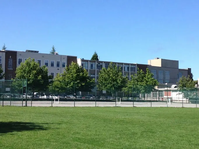 An Image of Tennis Courts at Lord Byng Secondary School in Vancouver