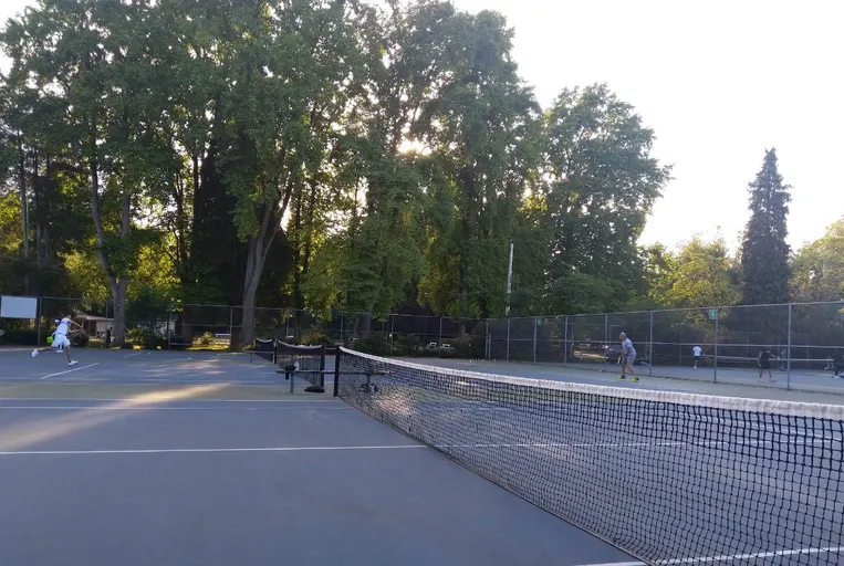 An Image of Tennis Courts at Memorial West Park in Vancouver