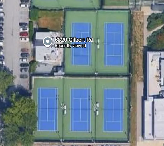 An Image of Tennis Courts at Minoru Park in Richmond