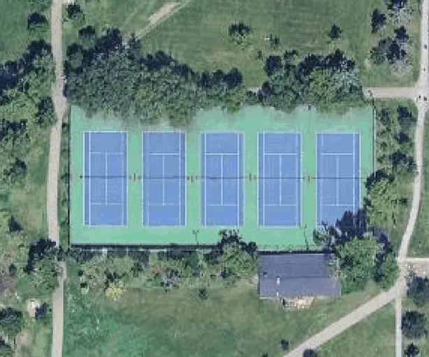 An Image of Tennis Courts at Mt. Pleasant Tennis Club in Calgary