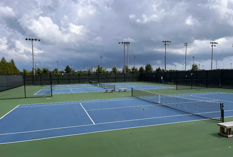 An Image of Tennis Courts at Milton Tennis Club in Milton