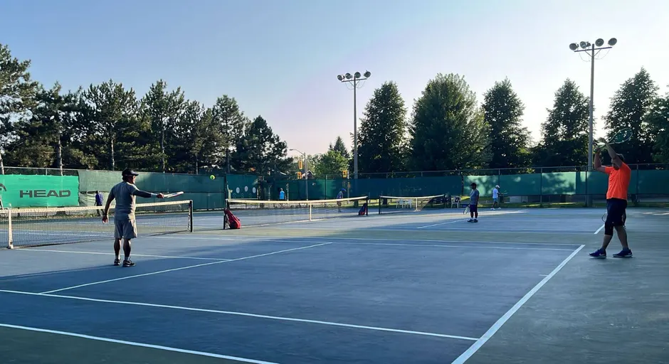 An Image of Tennis Courts at McLevin Park Tennis Club in Scarborough