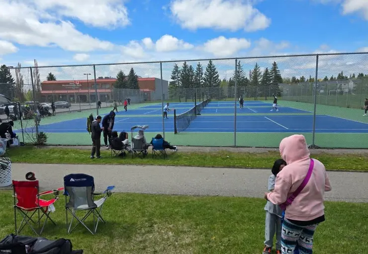 An Image of Tennis Courts at Marlborough Park in Calgary
