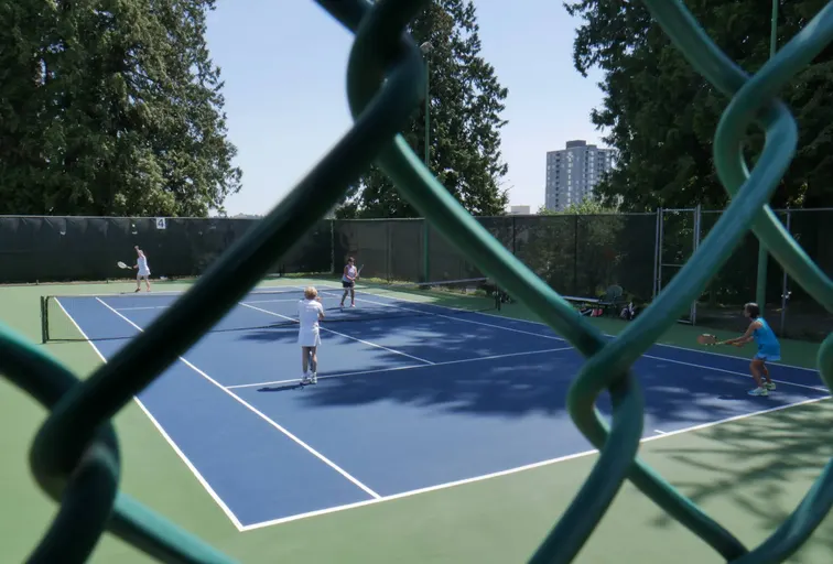 An Image of Tennis Courts at New Westminister Tennis Club in New Westminster