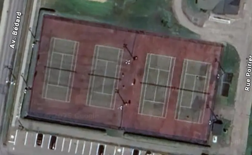 An Image of Tennis Courts at Parc Bedard in Saint-lazare