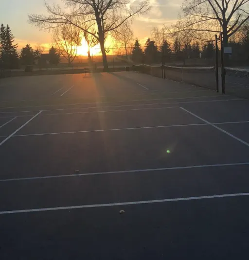 An Image of Tennis Courts at North Glenmore Park in Calgary