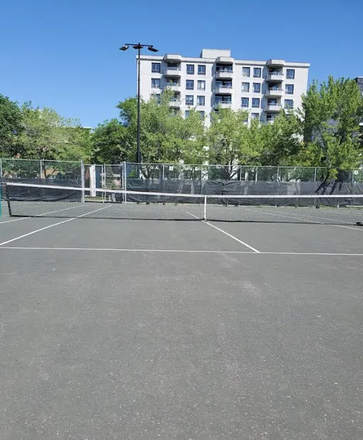 An Image of Tennis Courts at Parc Ladauversière in Montreal