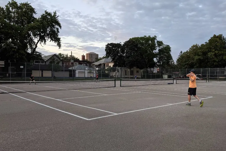 An Image of Tennis Courts at Norwood Park in Toronto