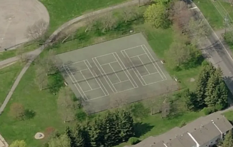 An Image of Tennis Courts at Pushman Park in Ottawa