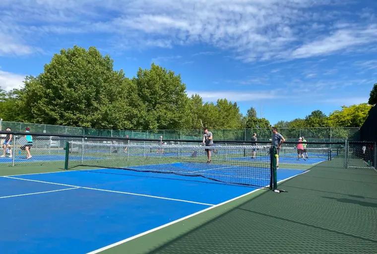 An Image of Tennis Courts at Parkinson Rec Centre in Kelowna