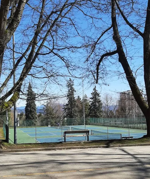 An Image of Tennis Courts at Queen's Park in New Westminster
