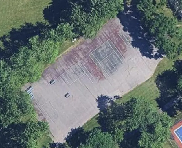 An Image of Tennis Courts at Parc Pilon in Montreal
