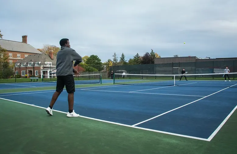 An Image of Tennis Courts at Ridley College in St. Catharines