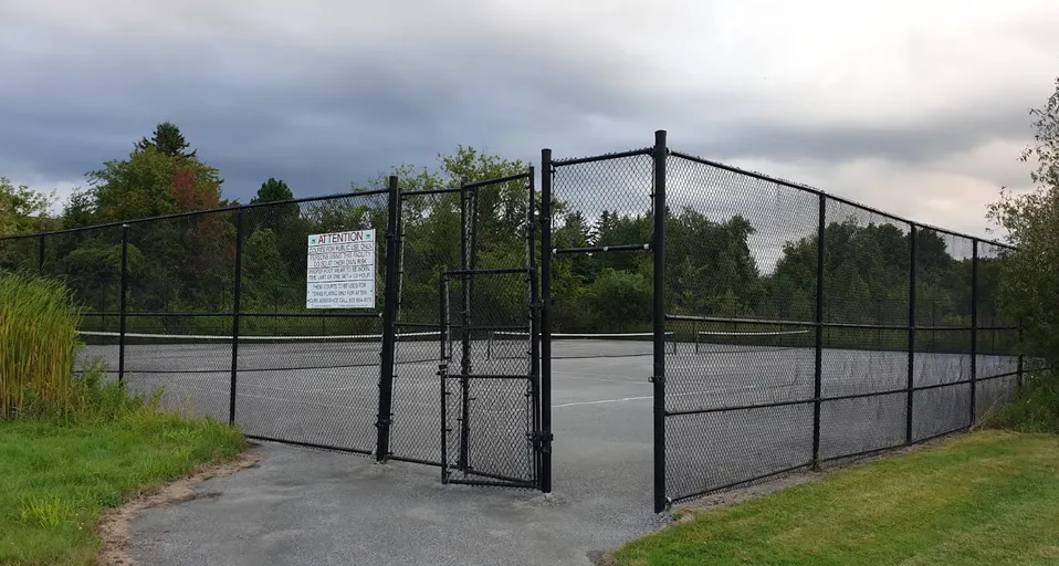 An Image of Tennis Courts at Russel Tilt Park in Richmond Hill
