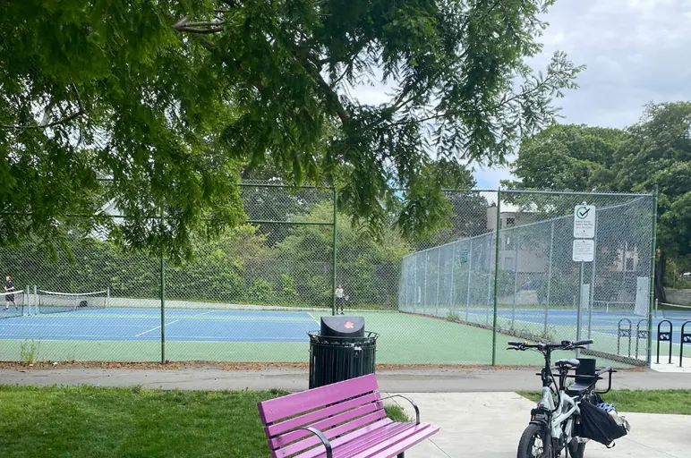 An Image of Tennis Courts at Stadacona Park in Victoria