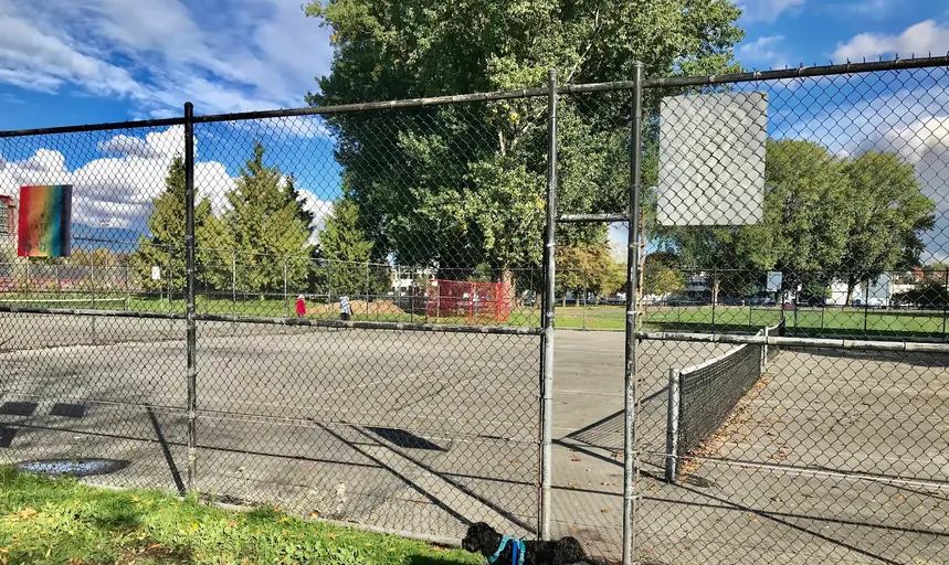 An Image of Tennis Courts at Strathcona Park in Vancouver