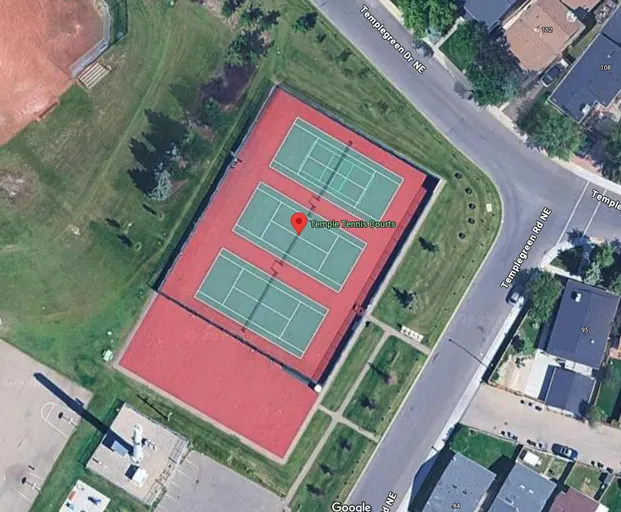An Image of Tennis Courts at Temple Tennis Courts in Calgary