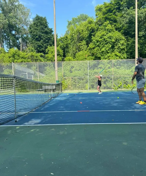 An Image of Tennis Courts at York Olde Mill in Toronto