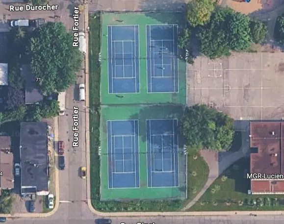 An Image of Tennis Courts at Parc Larocque in Gatineau