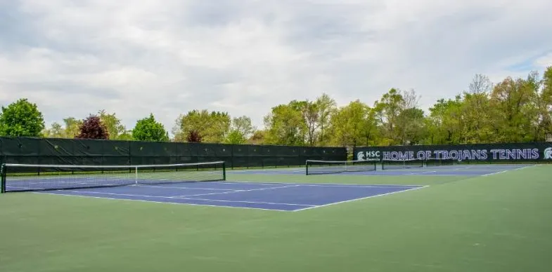 An Image of Tennis Courts at Hillfield Strathallan College in Hamilton