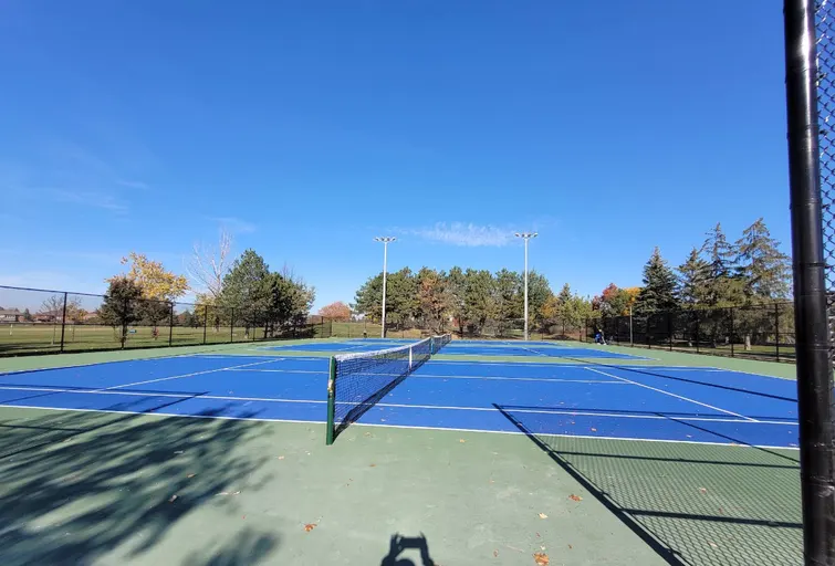 An Image of Tennis Courts at Rose Mandarino Park in Woodbridge