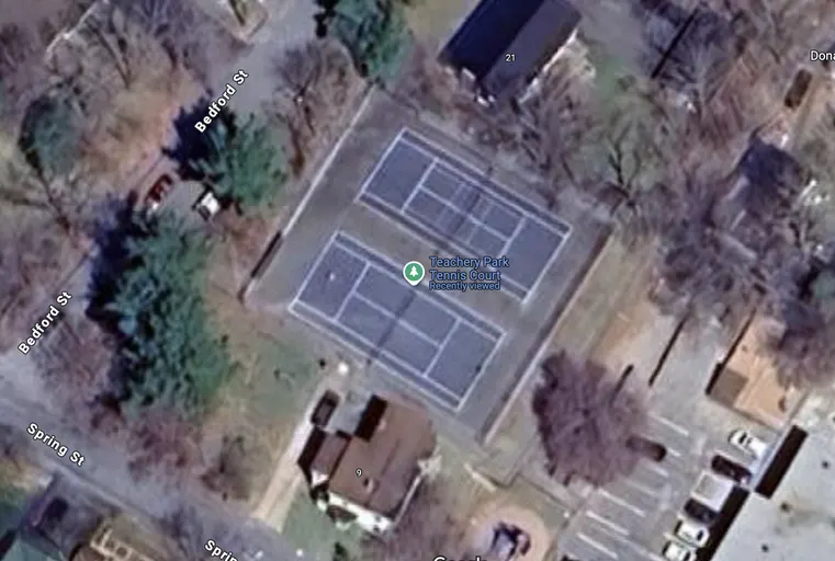 An Image of Tennis Courts at Teachery Park Tennis Court in Bedford