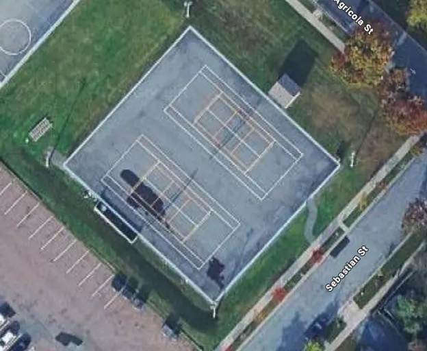 An Image of Tennis Courts at Highland Park Jr High School in Halifax