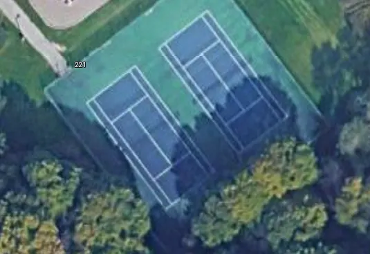 An Image of Tennis Courts at Rimwood Park in Woodbridge