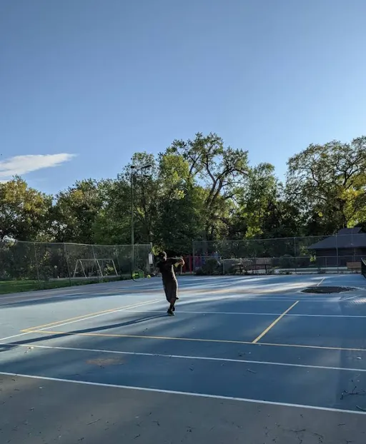 An Image of Tennis Courts at McFadyen Park in Winnipeg