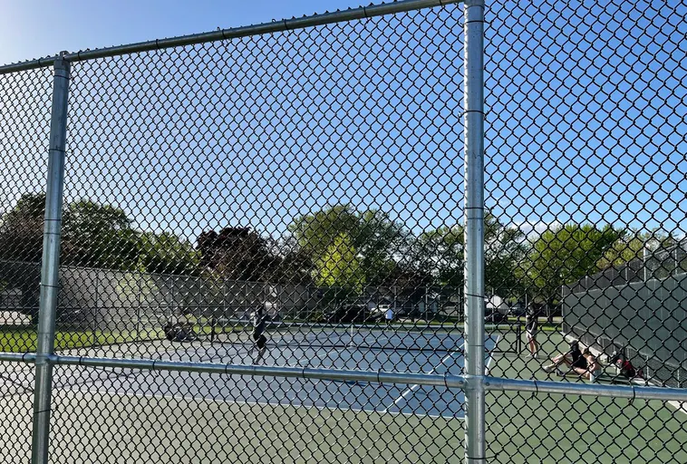 An Image of Tennis Courts at Fontainbleu Park in Aurora