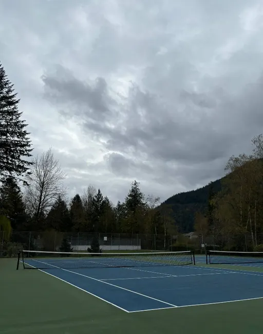 An Image of Tennis Courts at Spring Park in Harrison Hot Springs
