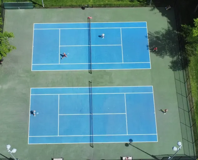 An Image of Tennis Courts at Kelowna City Park in Kelowna
