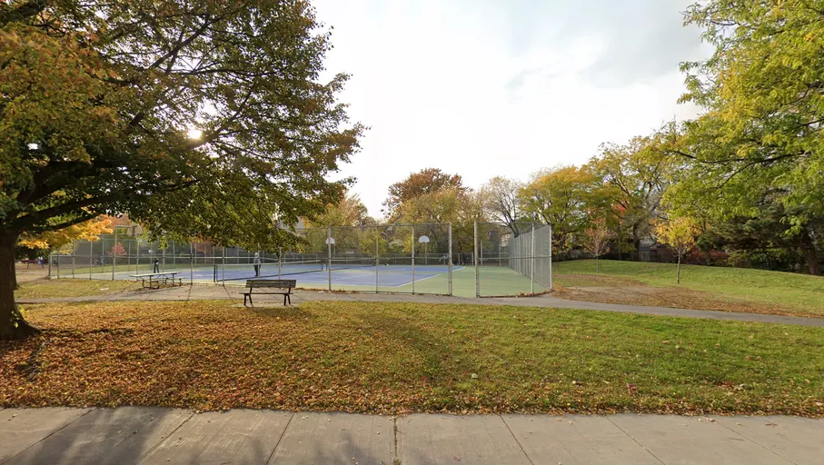 An Image of Tennis Courts at Riverview Park in Kingston