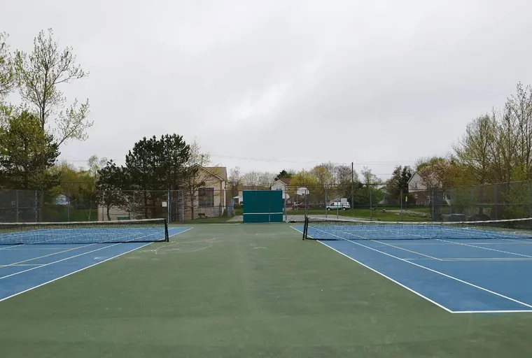 An Image of Tennis Courts at Portland Park in Dartmouth