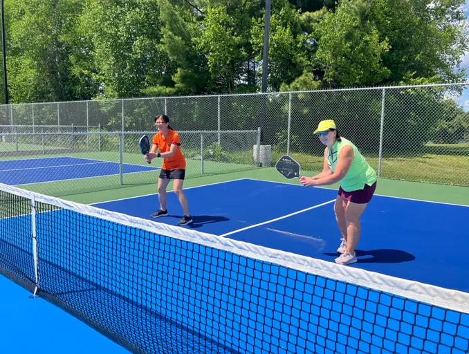 An Image of Tennis Courts at Nashwaaksis Middle School in Fredericton
