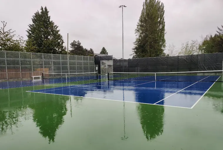 An Image of Tennis Courts at Ladner Tennis Club in Delta