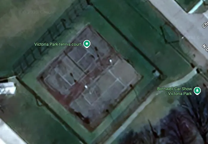 An Image of Tennis Courts at Bothwell Victoria Park in Bothwell