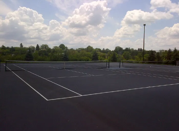 An Image of Tennis Courts at Richardson Park in Woodstock