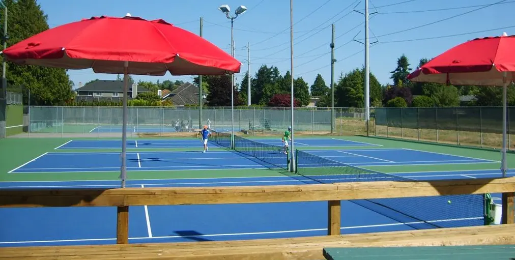 An Image of Tennis Courts at Tsawwassen Tennis Club in Delta