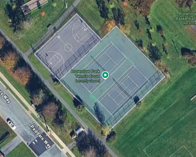 An Image of Tennis Courts at Brownlow Park in Dartmouth