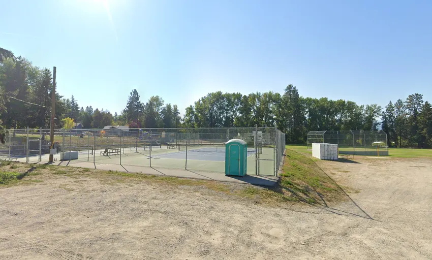 An Image of Tennis Courts at Spirit Park in Peachland