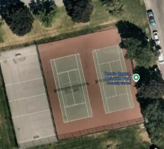 An Image of Tennis Courts at McLaren Park in Penticton