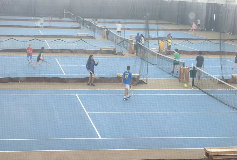 An Image of Tennis Courts at Northfield Racquet & Fitness Club in Waterloo