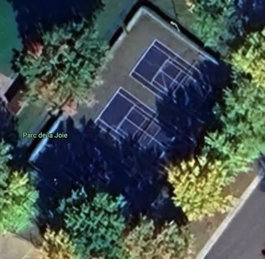 An Image of Tennis Courts at Parc de la Joie in Victoriaville