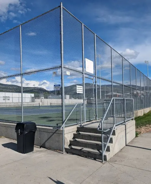 An Image of Tennis Courts at Penticton Secondary in Penticton