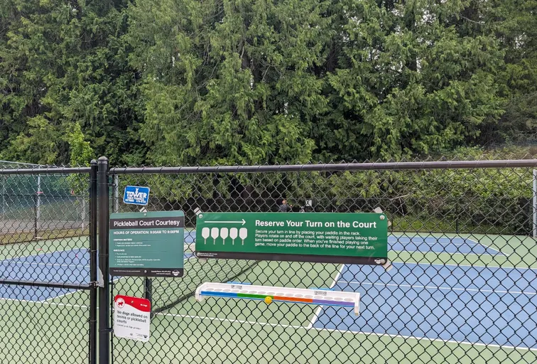 An Image of Tennis Courts at McMinn Park in Victoria