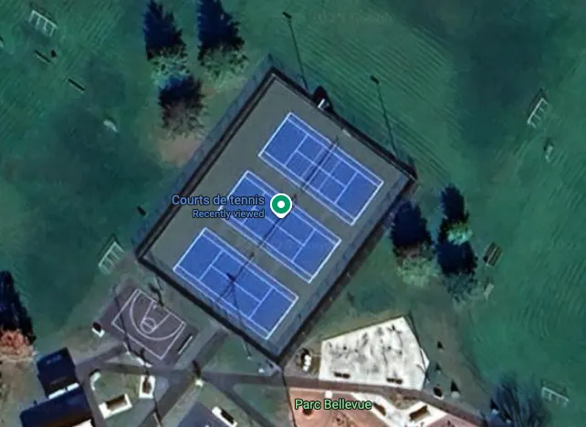 An Image of Tennis Courts at Tennis Inter in Victoriaville